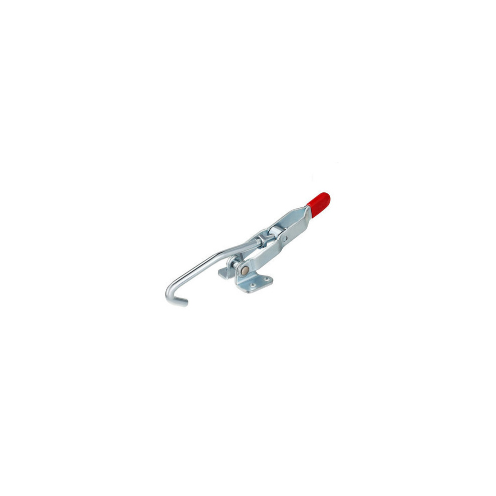 2 Pcs Quick Hook Type Toggle Clamp J Hook Pull Action Draw Latch Clamp 8651936566027