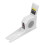 2PC 200cm Roll Ruler Wall Mounted Height Stadiometer Measure Metering Tape Tool White 8