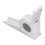 2PC 200cm Roll Ruler Wall Mounted Height Stadiometer Measure Metering Tape Tool White 3