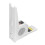 2PC 200cm Roll Ruler Wall Mounted Height Stadiometer Measure Metering Tape Tool White 6