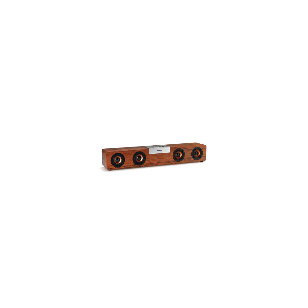Sl90 20W Tws Portable Wooden Bluetooth 5.0 Speaker Soundbar Bass Music Box Support Fm 4151093680856