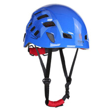 Outdoor Rock Climbing Helmet Mountaineering Safety Head Protector For Caving Rescue Expansion BLUE