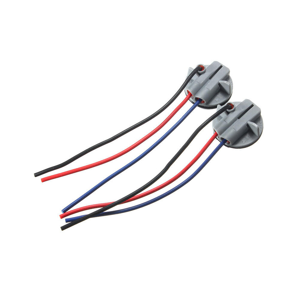 2Pcs 1157 2057 2357 Socket Adapter Harness Wiring For Turn Signal Bulb Light 840079318244