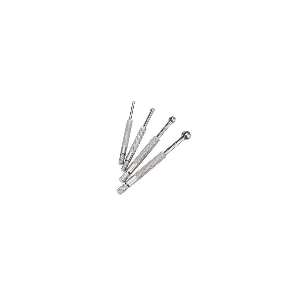 Machifit 4Pcs 3-13Mm Hole Precision Gauge Full Ball Type Small Telescoping Gauge Tool Set Hole Bore Gauge Adjustable Gauge 8651935566240