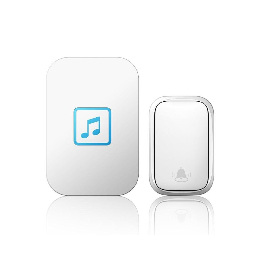 Fa86 Self-Powered Waterproof Wireless Doorbell 1 Transmitter To 1 Receiver Home Call Ring Bell No Battery Required Button 150M Remote 4191026518979