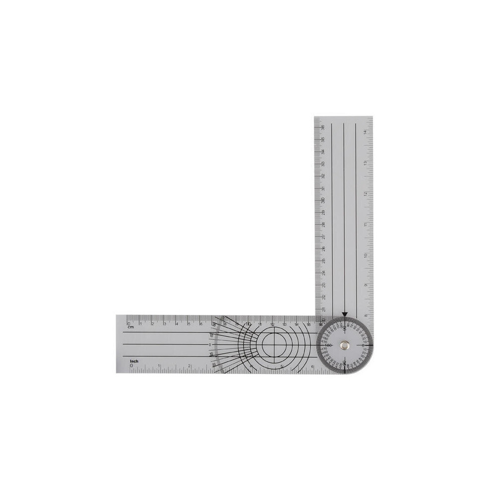 5Pcs Professional Multi-Ruler 360 Degree Goniometer Angle Spinal Ruler 840079349538