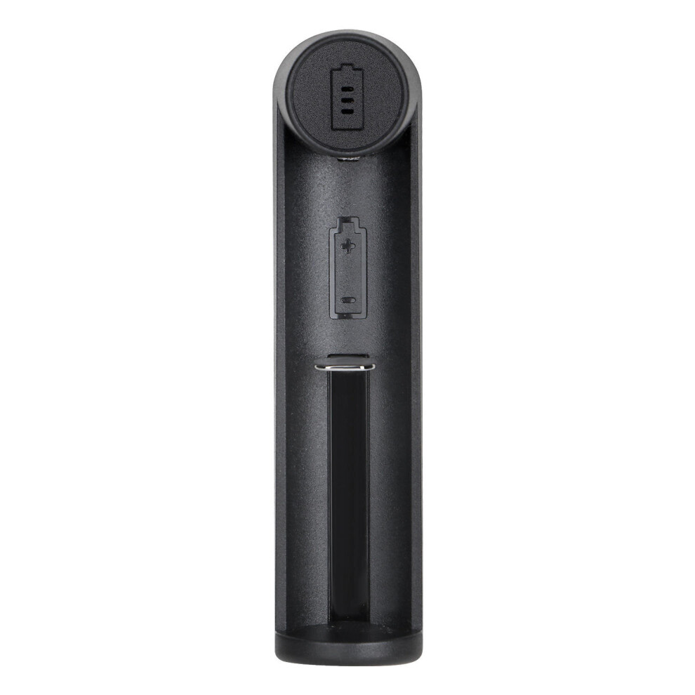 4PC C1 Single Slot USB Rechargeable Lithium Battery Charger Multi-functional Intelligent Charger for 18650/26650/21700/14500 Battery