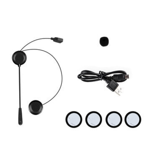 Bluetooth Intercom E1 CSR Helmet Headset Mic USB DC 5V For Motorcycle Motorbike