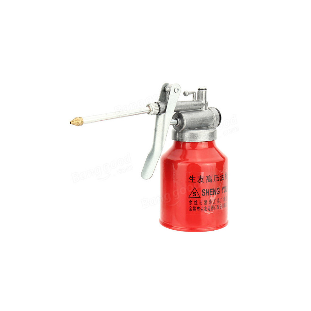 250Cc Oiler Lubricant Oil Gun Metal High Pressure Pump Can Pot Aluminum Cover 5202984961055