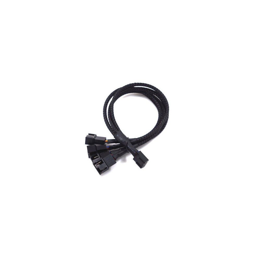 Mainboard Cpu 4 Pin Fan Extention Cables Pwm 4P Adapter Cable Computer Case Mainboard 4 Pin Power Cables 1 To 4 Ways Splitter 27Cm Extension Cable 4191026532517