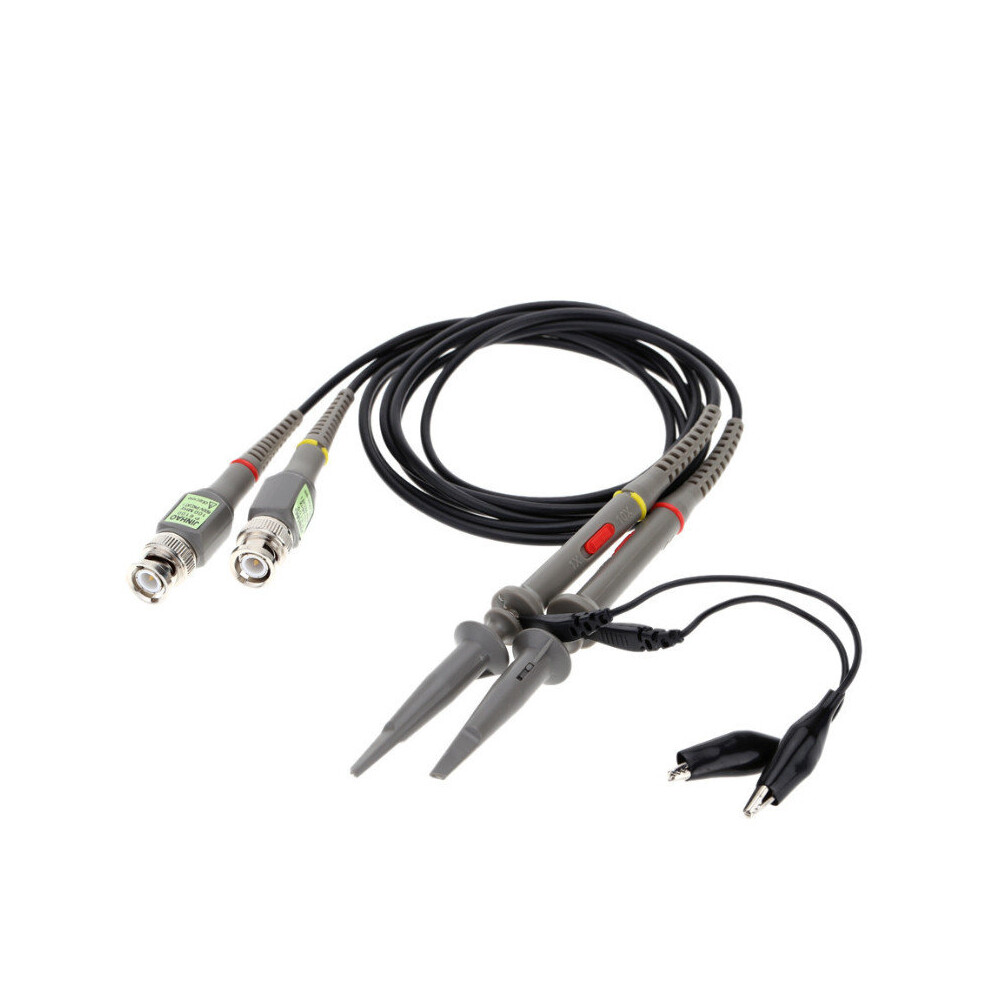 2Pcs P6100 Dc-100Mhz Oscilloscope Tester Scope Clip Probe 8651936566560