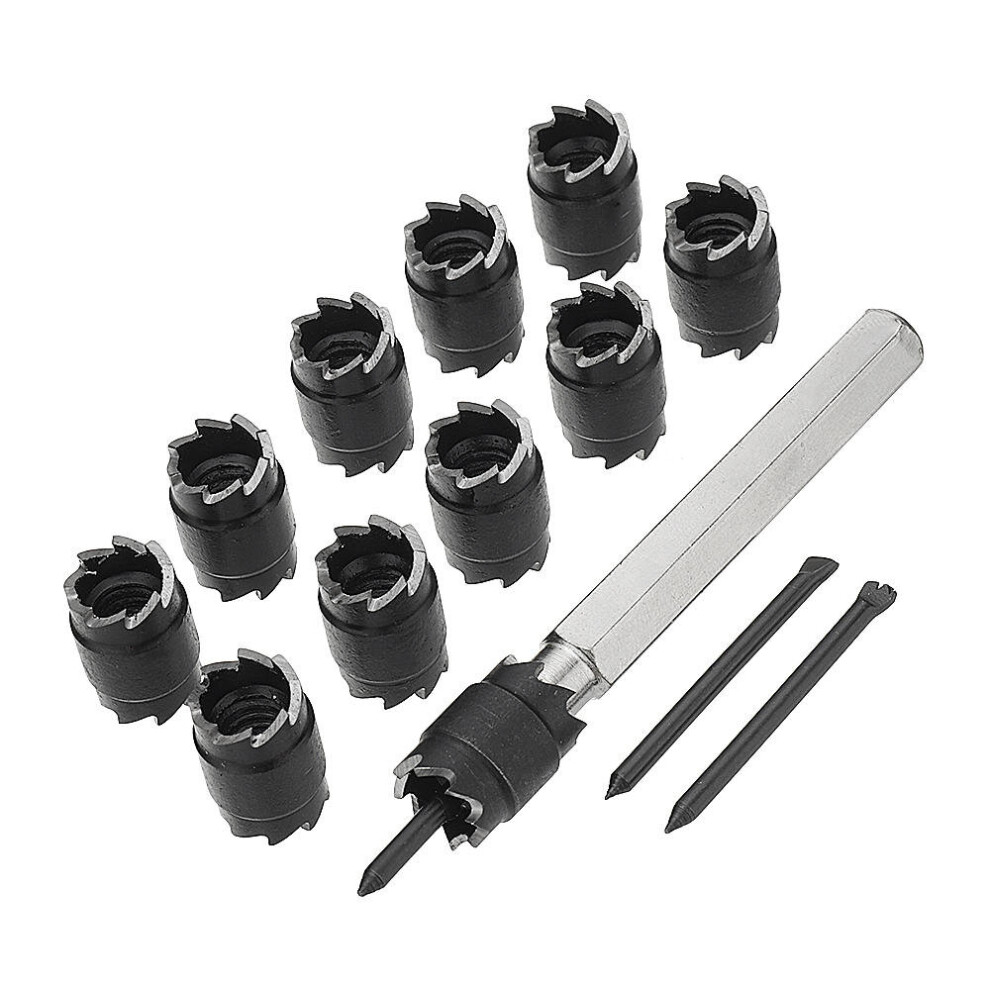 13Pcs Spot Welding Drill Bit Separate Remover Rotating Double Sided Spot Weld Cutter Set 8651949789079