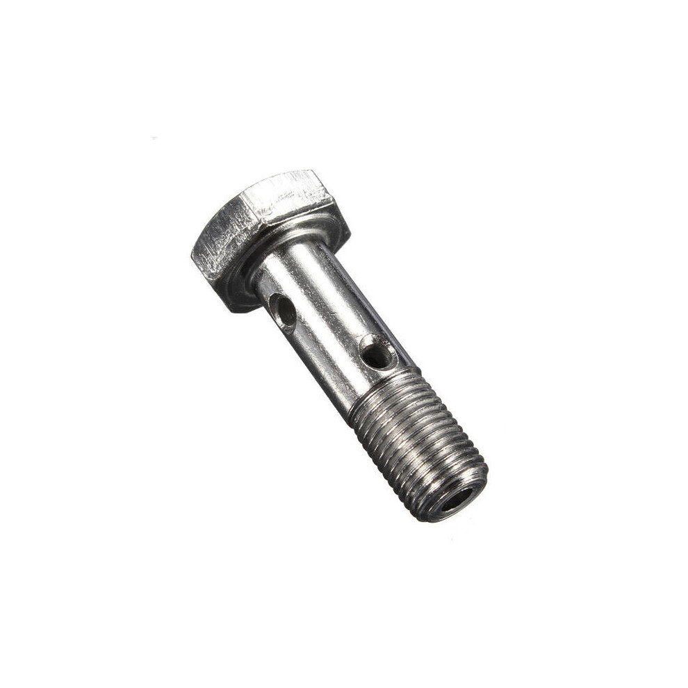 3Pcs M10 X 1.00 Stainless Double Banjo Bolt Motorcycle Brake Caliper Master Cylinder 5202984961284
