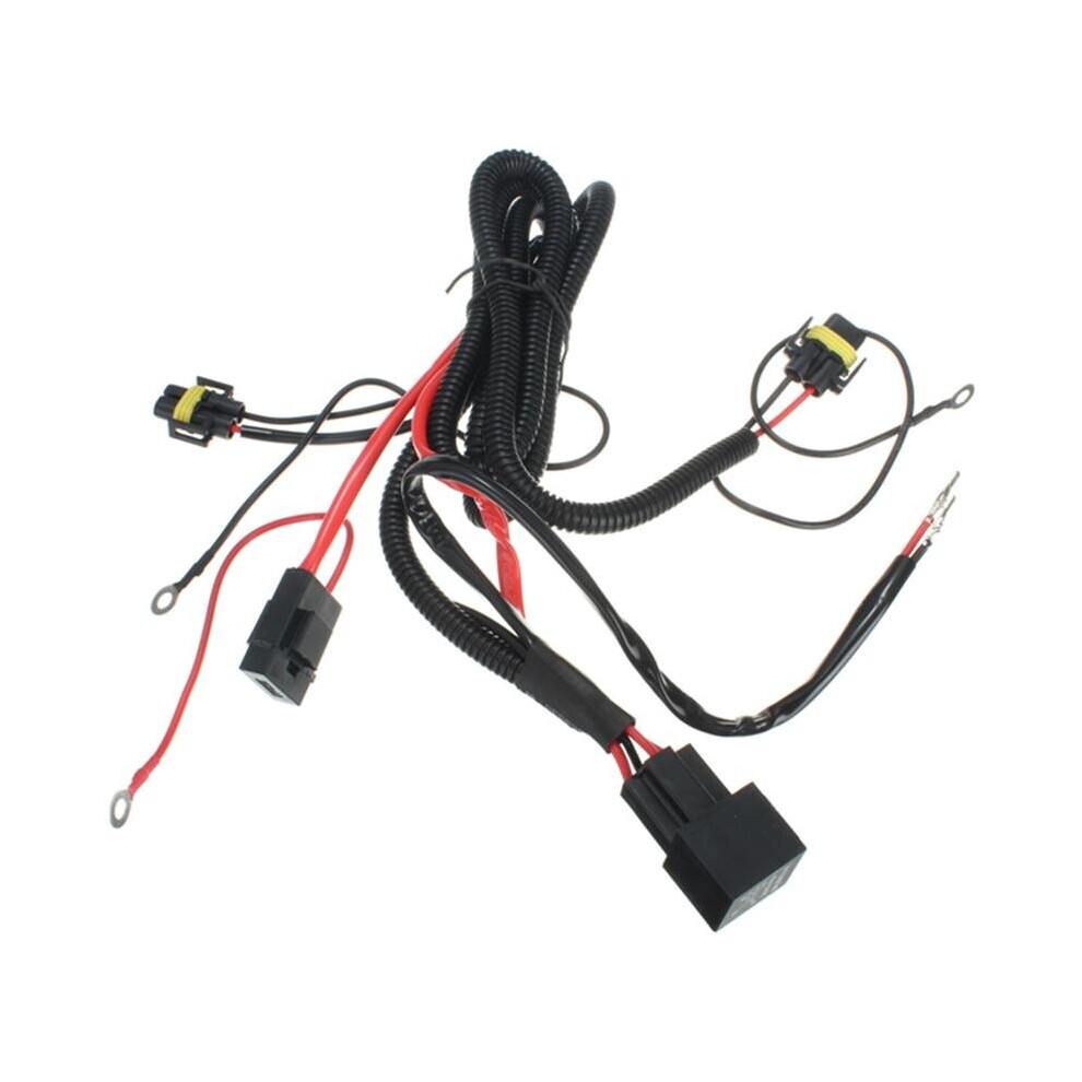 H11 880 Relay Wiring Harness For Hid Conversion Kit Add-On Fog Lights Led Drl 840079305176
