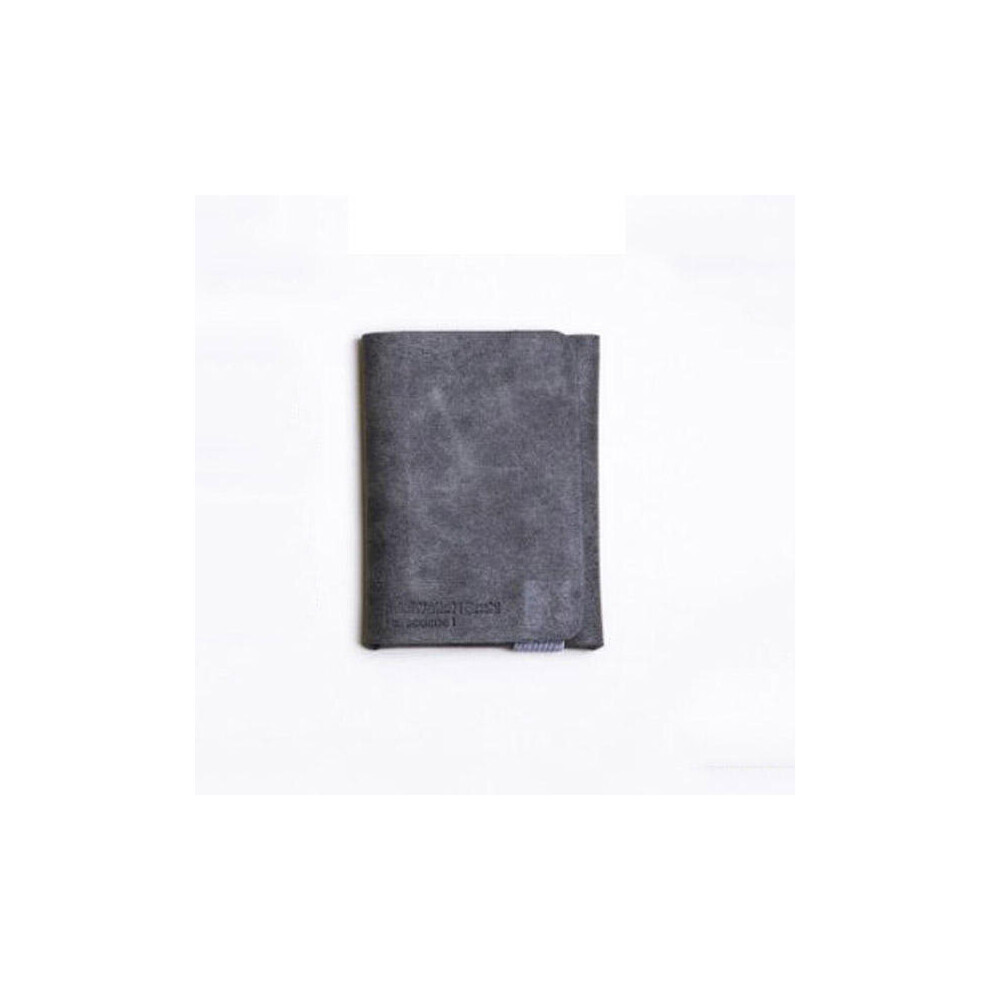 Multifunction Mini Card Holder PU Outdoor Travel Cycling Portable Credit Card Case Wallets Keychain Packet GRAY