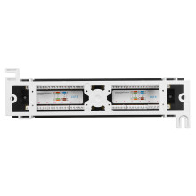 12 Ports CAT-6 Mount Patch Panel Network Wall-Mount Mounting Rack Frame Bracket