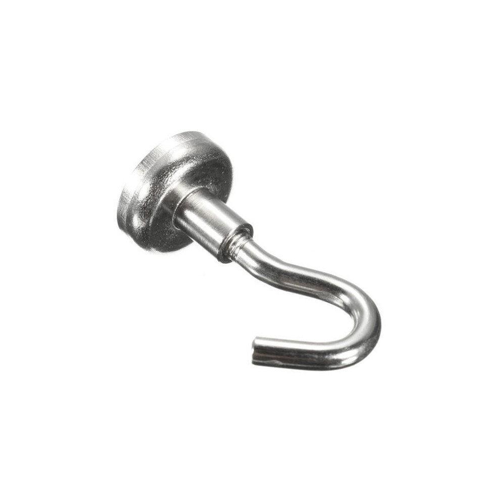N52 16X35mm Magnetic Strong Hook Pot Magnet Neodymium Magnet Salvage Tool 840079090287
