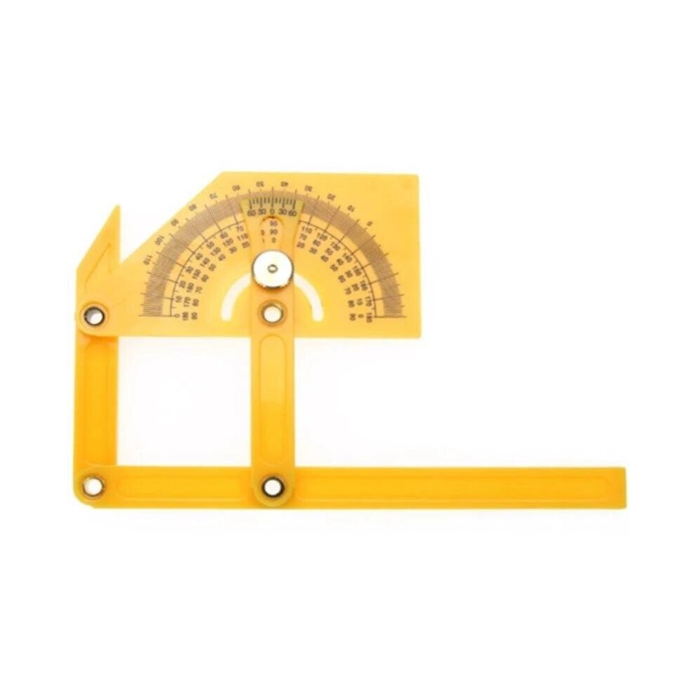 2Pcs Angle Engineer 180 Degree Protractor Finder Measure Arm Ruler Gauge Tool 6901722554502
