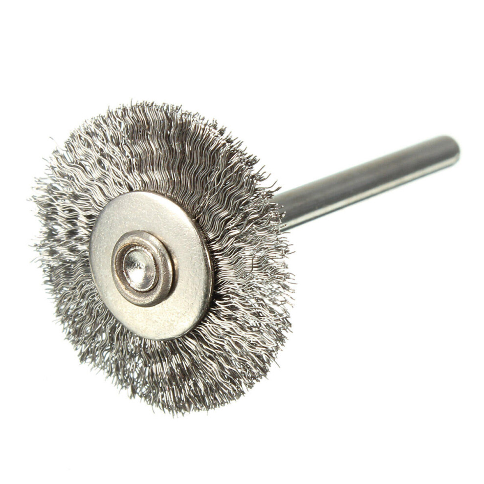 1Set Steel Wire Wheel Brush Compatible For Die Grinder Dremael Rotary Tools 8651950789600