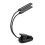 3W COB 3Modes 2 x COBs Flexible USB Rechargeable Double Head Clip-On Work Light LED Flashlight Night Light 3 x AAA 8