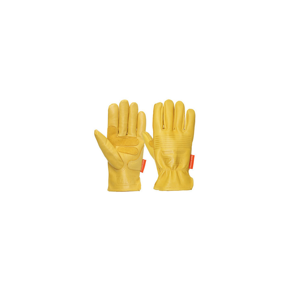 Motorcycle Leather Yellow Motorbike Winter Sport Racing Gloves XL-image-OPC-P79C9HN-NEW