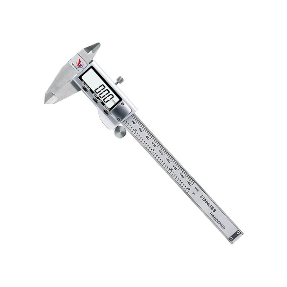 Digital Electronic Vernier Caliper Micrometer Stainless Steel Ruler 8651963789338