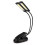 3W COB 3Modes 2 x COBs Flexible USB Rechargeable Double Head Clip-On Work Light LED Flashlight Night Light 3 x AAA 5