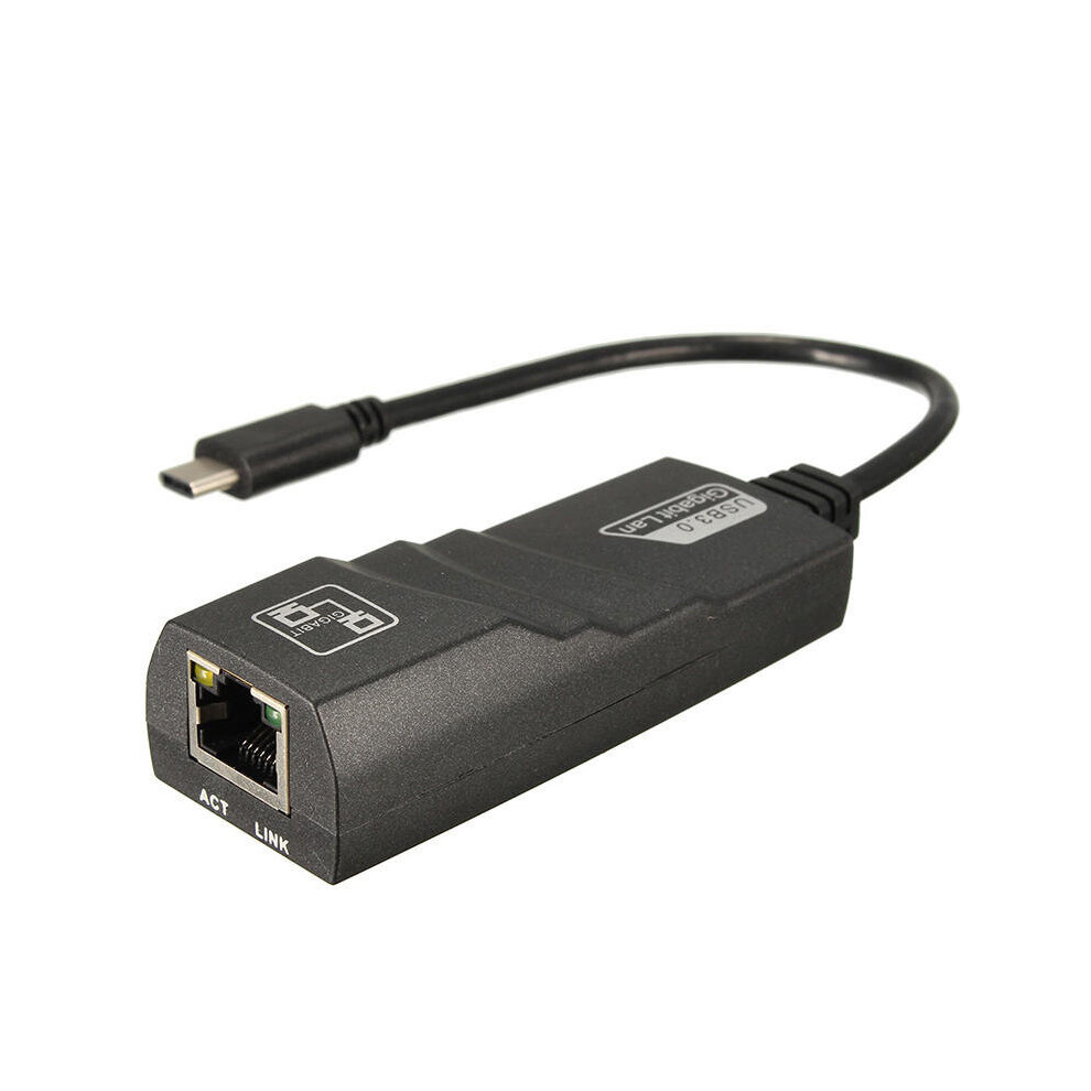 Usb 3.1 Type C Reversible (Usb-C) To Rj45 100/1000Mbps Gigabit Ethercom Lan Comworking Adapter 4191026524420