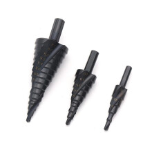4-32mm 4-20mm 4-12mm HSS Cobalt Step Drill Bit Nitrogen Spiral Grooved Hole Cutter