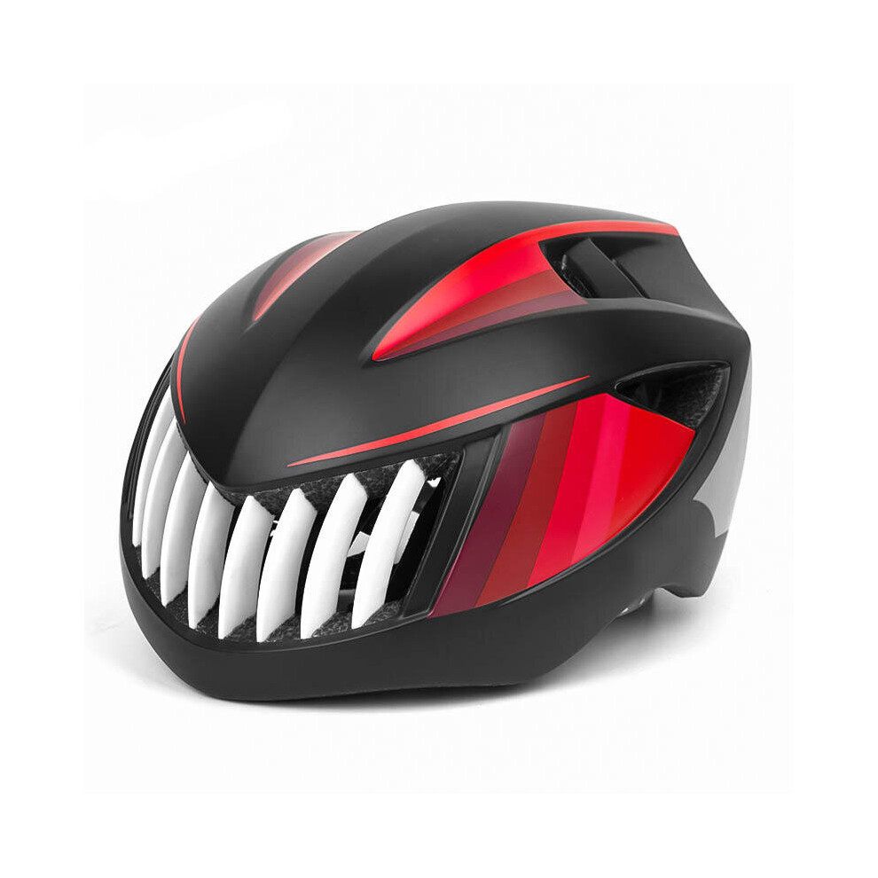 12H16 Cycling Shark Bike Helmets Mountain Bike Safety Hats Ultralight Breathable Vibration Helmet RED-image-OPC-P79CBD2-NEW