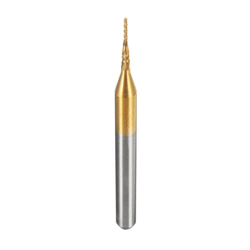 1Set 0.8Mm Titanium Coated Engraving Milling Cutter Carbide End Mill Rotary Burr 8651949789673