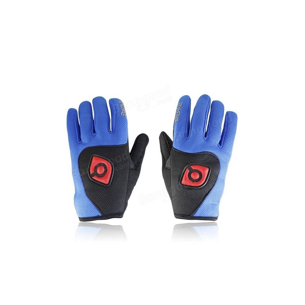 Winter Windproof Mtb Motorcycle Riding Cycling Full Finger Gloves Color Blue 5202984959991