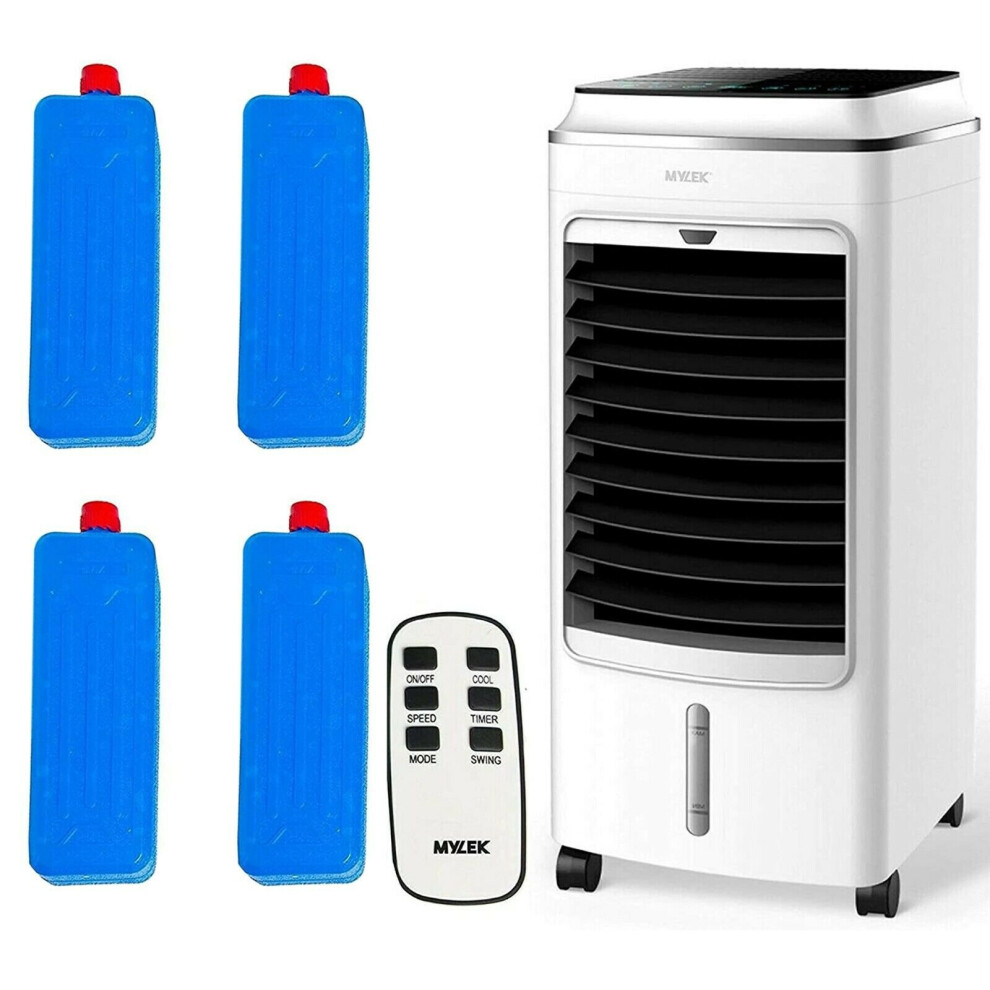MYLEK Portable Air Cooler With Remote Control, Digital Display & Timer 