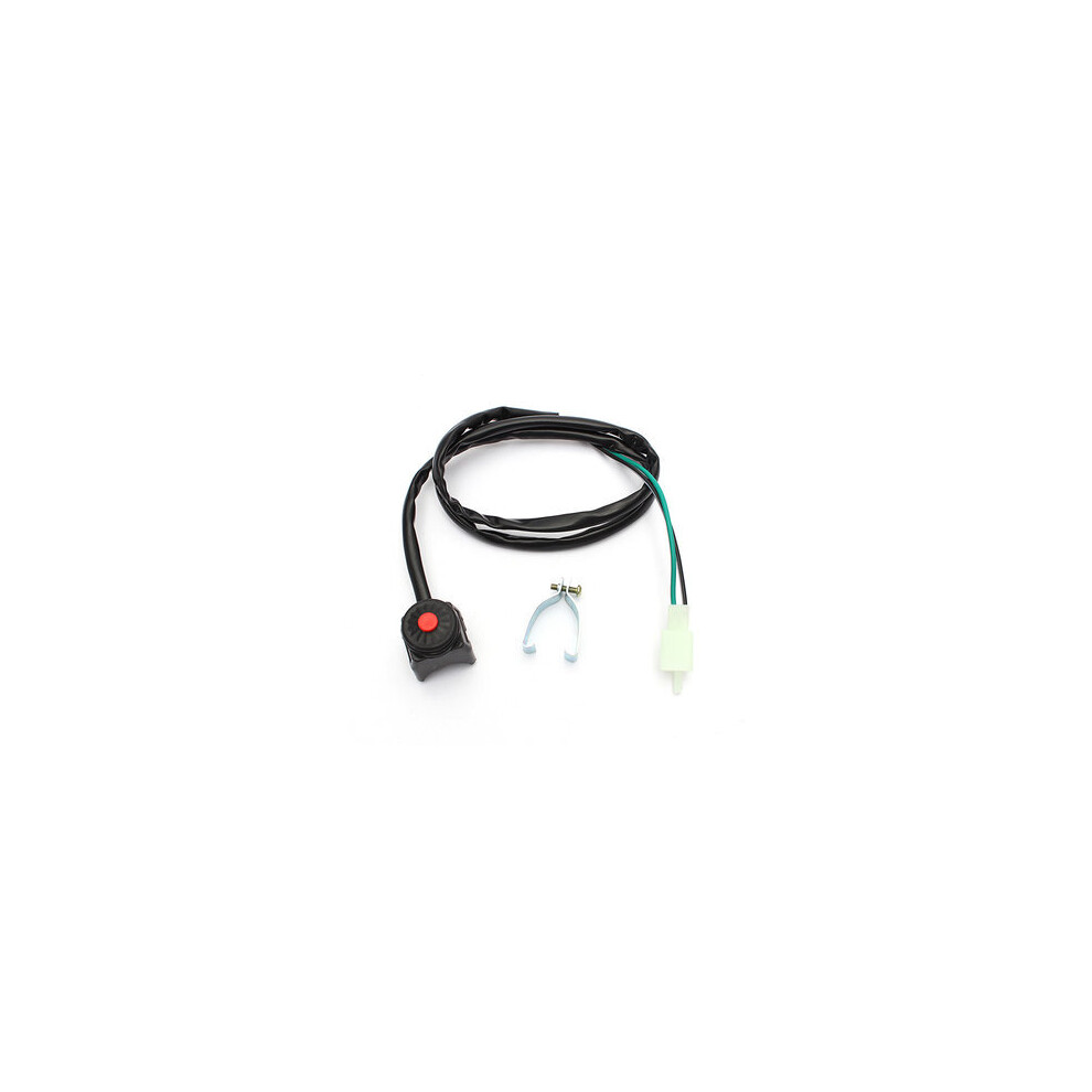 Universal Kill Stop Switch Horn Button For Motorcycle Pit Quad Bike 840079326133