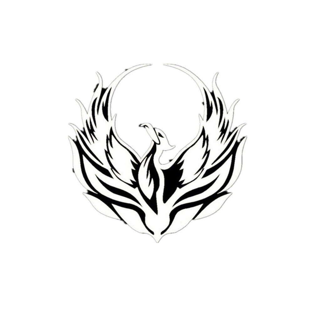6Pcs Phoenix Totem Stickers Decals Reflective Tape For Motorcycle Car 840079315748