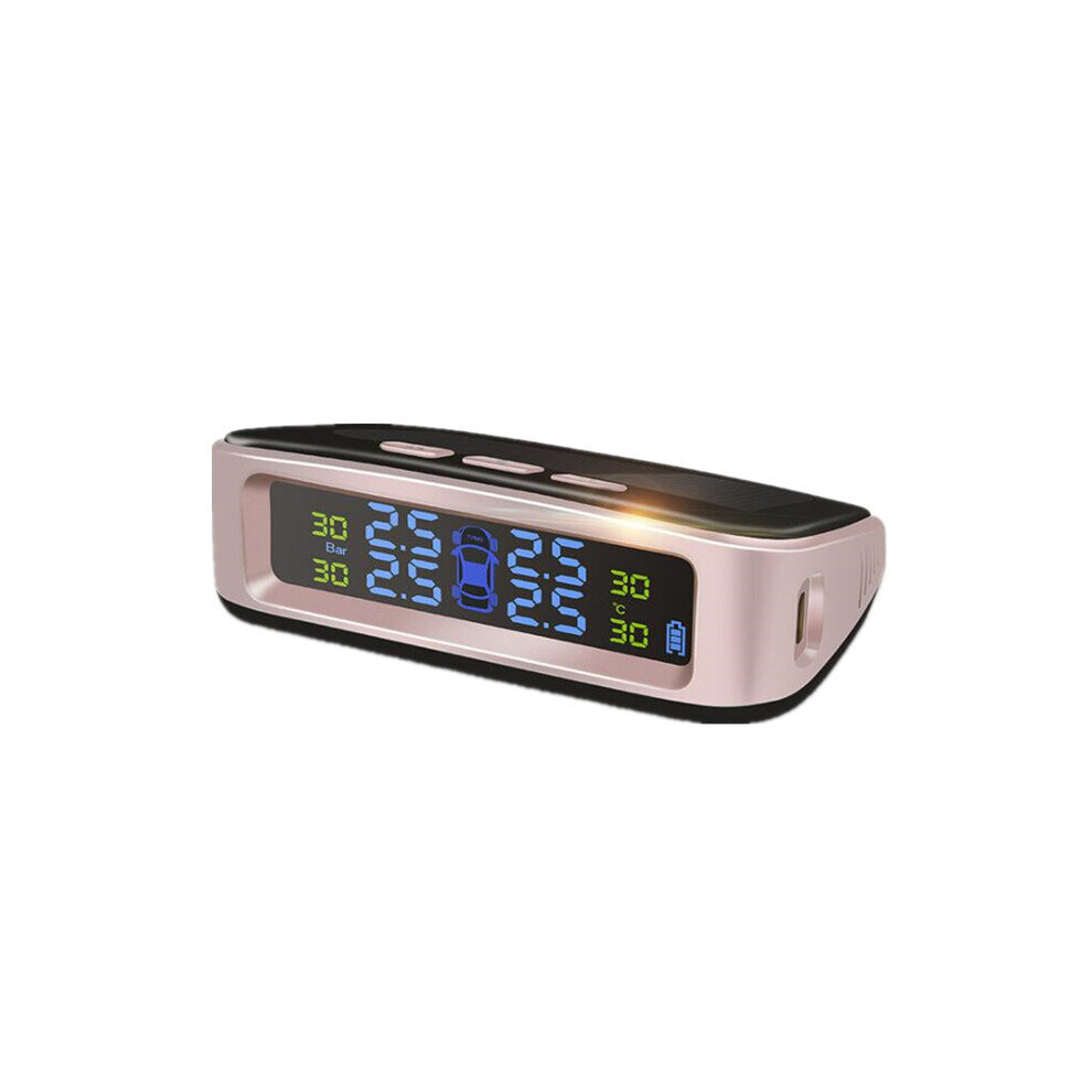 Rose Solar Tire Pressure Monitor System Internal External Tire Pressure Sensor Gold 4191026591767