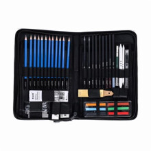 HB-TZ65 48Pcs Sketching Pencils Set Art Supplies Sketch Tool Set Painting Pencil Professional Drawing Sketching Art Kit with Carrying Bag