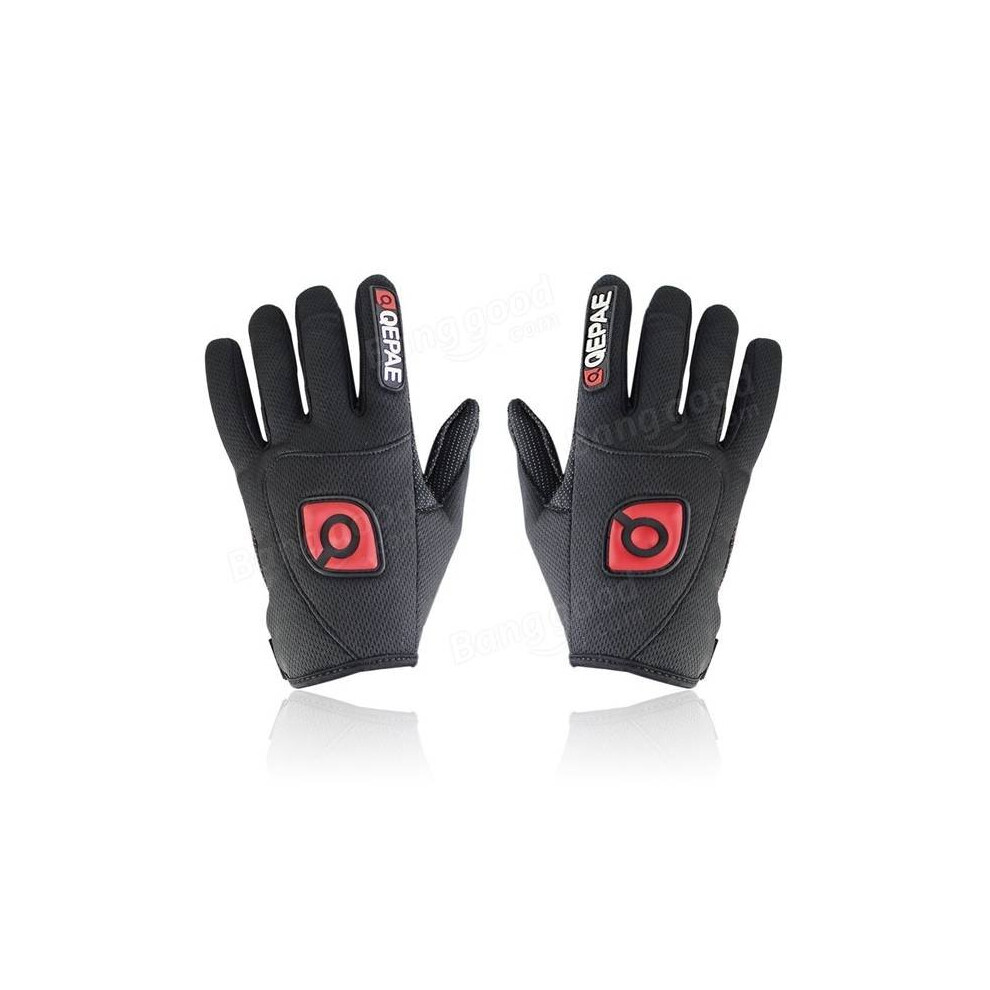 Winter Windproof Mtb Motorcycle Riding Cycling Full Finger Gloves Color Black 5202984959984