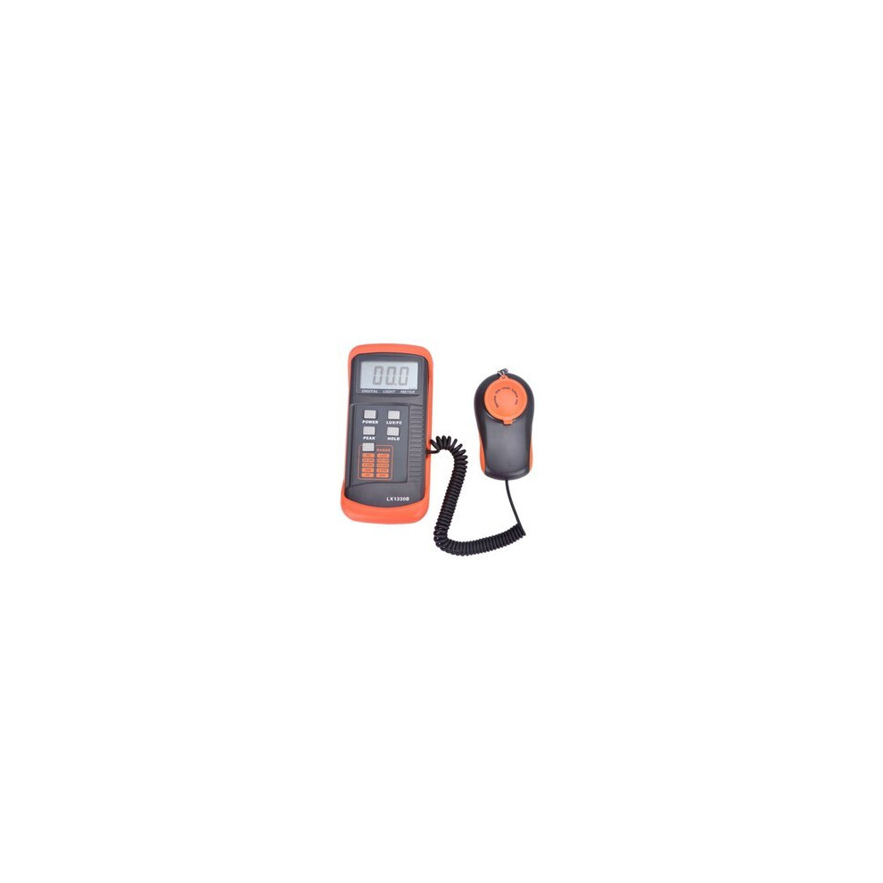 Lx1330b Digital Lux Meter 200000 Lux Lux/Fc Measurement Meter Detect Intensity Precise Data Hold Peak Reading Hold Function Light 840079352163