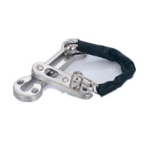 2 Pcs 304 Stainless Steel Door Chain Anti-Theft Lock Door Latch Guard for Home Hotel Security