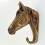 Bronze Effect Large Wall Coat Hook | Horse 1