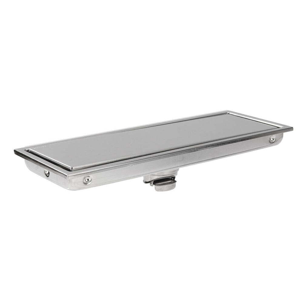 304 Stainless Steel Invisible Bathroom Floor Drain Linear Wet Room Shower Channel 840079353153