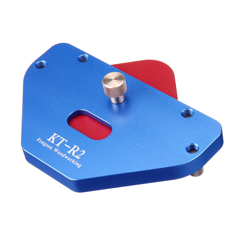 Ke-R2 Quick Change Wood Panel Radius R15-R30 C15-C30 Quick-Jig Router Table Bits Jig Aluminum Alloy Corner Template Woodworking Tool 6901722553253