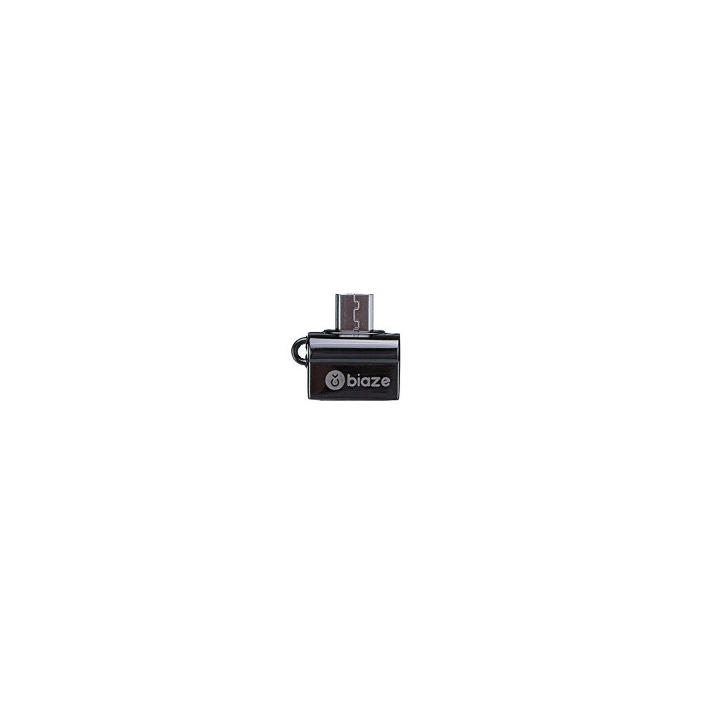 Zinc Alloy Micro Usb Male To Usb 3.0 Female Otg Adapter For Smartphone Tablet Black 4151093642366