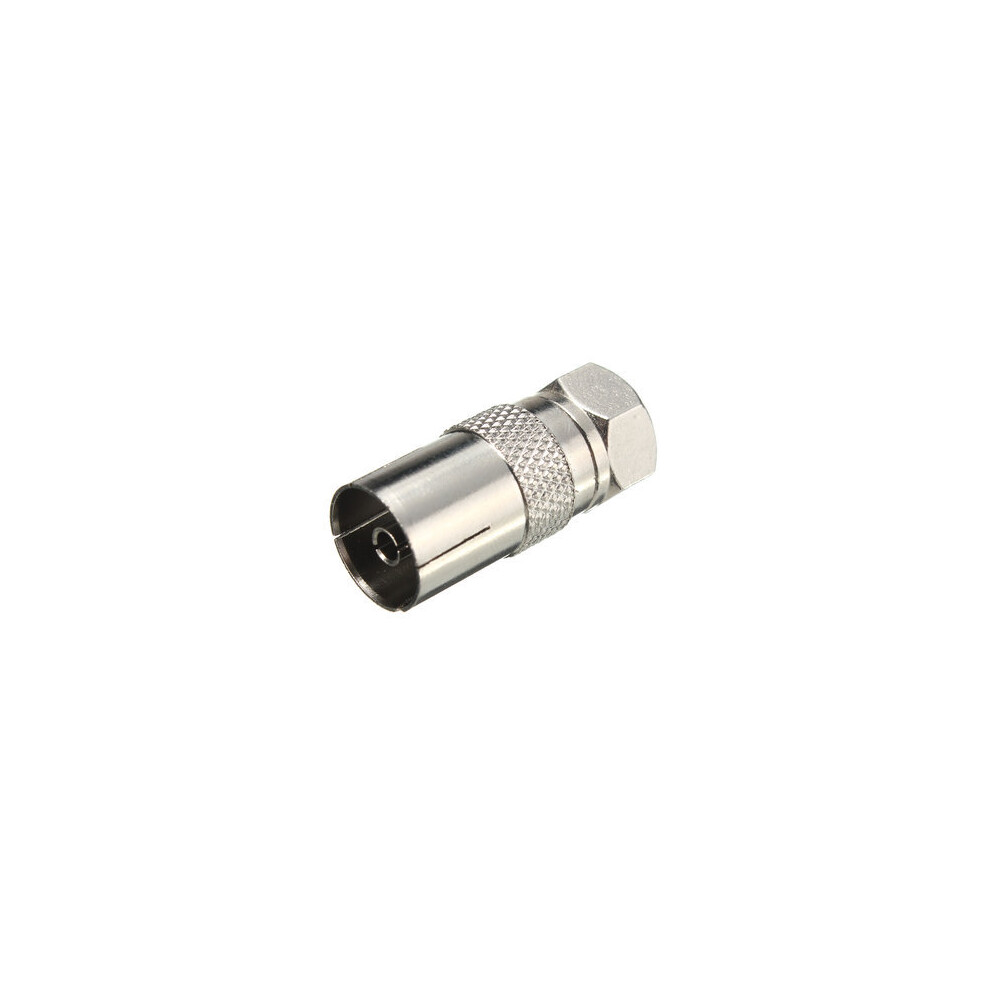 Aerial Female Socket Adaptor To F Type Screw Male Plug Tv Rf Coaxial Connector Converter 4151093607259