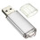 2PCS 128MB USB 2.0 Flash Drive Candy Silver Memory Storage U Disk 1