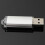2PCS 128MB USB 2.0 Flash Drive Candy Silver Memory Storage U Disk 5