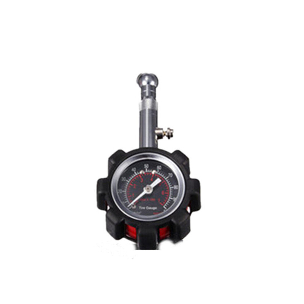 Car Truck Tire Air Pressure Dial Gauge Meter Tester Motorcycle Bike 100Psi Color Black 840079320148