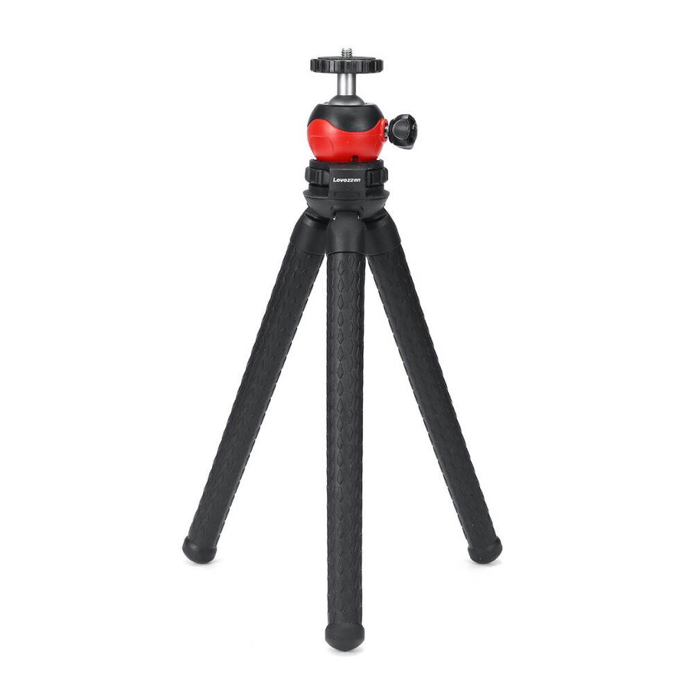 Flexible Tripod Horizontal 360Degree Hand Dial Rotating Disc Rotation Locking Color Red 5202984960089