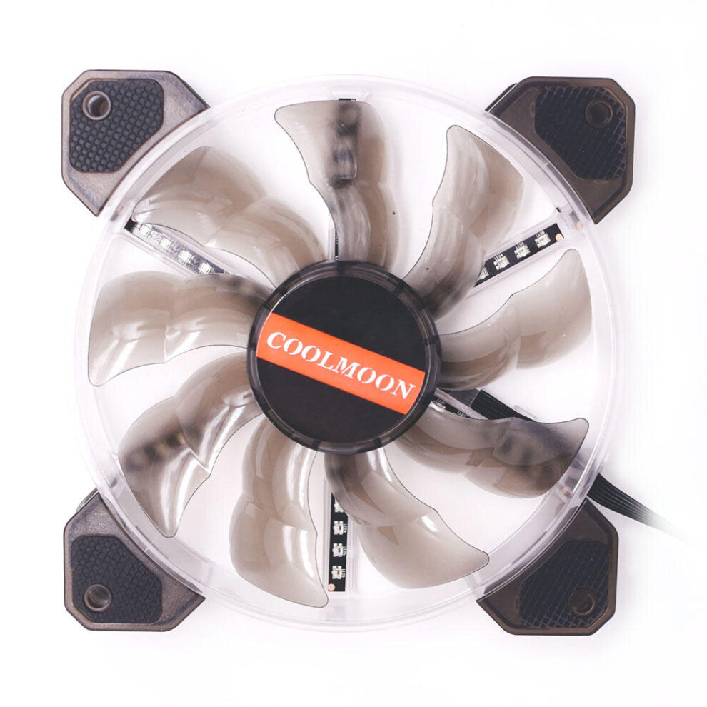 1Pcs 12Cm Rgb Backlit Cooling Fan For Desktop Pc 6441594786798